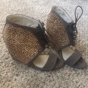 Steven by Steve Madden Calf Hair Wedges size 7